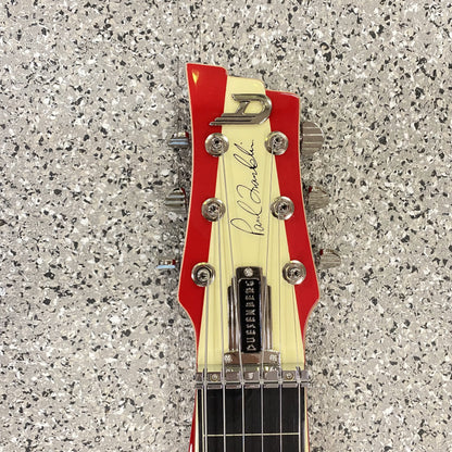 DUESENBERG Paul Franklin LAPSTEEL Red/Vintage White Incl. Case