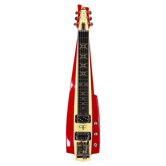 DUESENBERG Paul Franklin LAPSTEEL Red/Vintage White Incl. Case