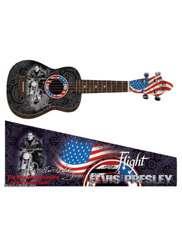 FLIGHT Elvis Presley Ukulelen