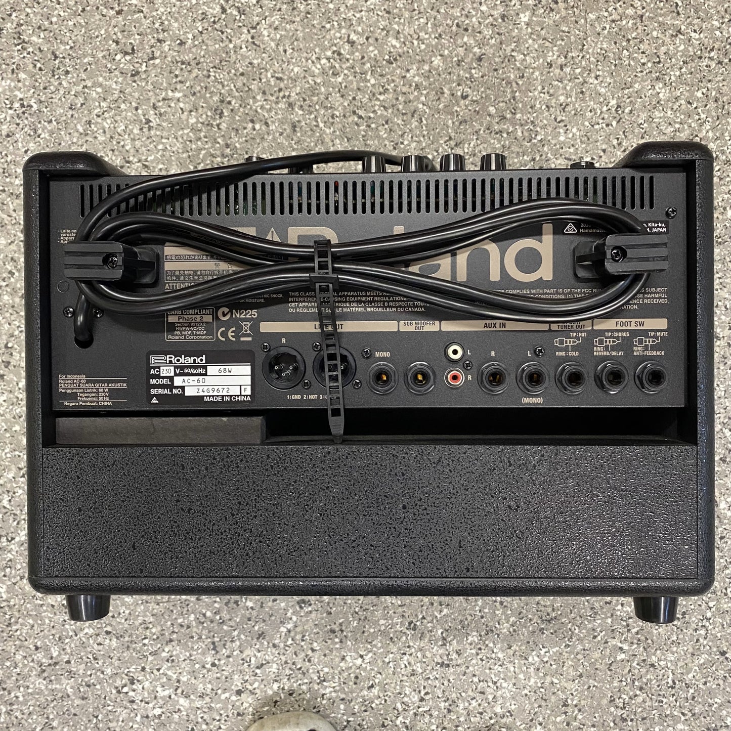 Roland AC-60 Stereo Chorus Black Akustikverstärker
