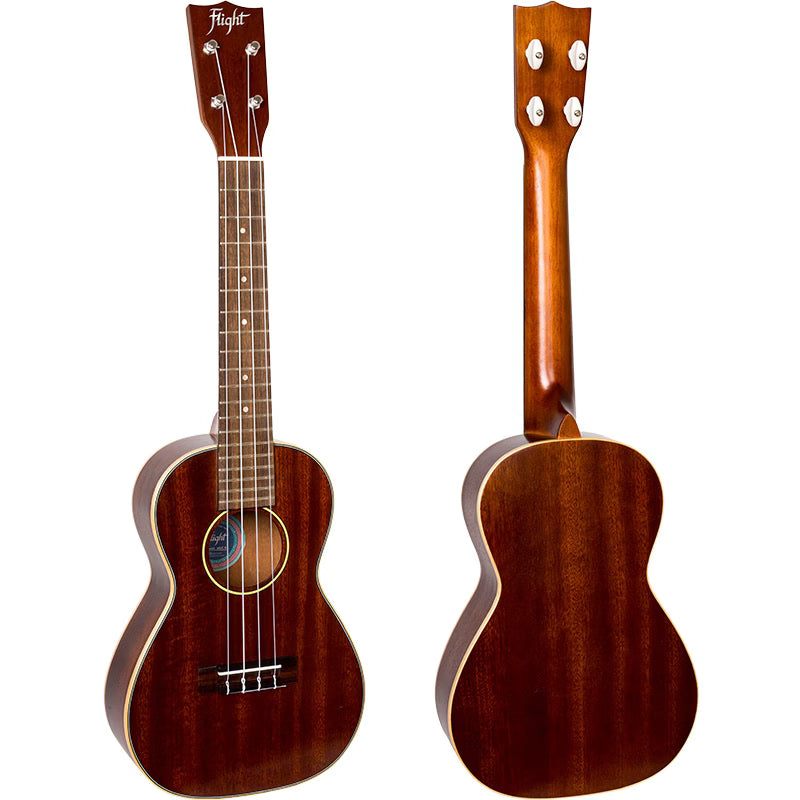 FLIGHT MUS-2 vollmassive Sopran Ukulele im Vintage Style